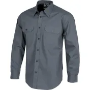 Fuori tutto - Camicia da lavoro rinforzata a manica lunga - Workteam Taglia 54 Colore Grigio