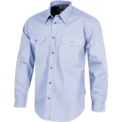 Fuori tutto - Camicia da lavoro rinforzata a manica lunga - Workteam Taglia 54 Colore Grigio