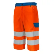 Fuori tutto - Bermuda da Lavoro Alta Visibilità Multitasche Molinel Fluopro FLUOBM72ASJ/BU Taglia L Colore Giallo Fluo Verde