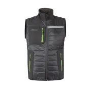 Fuori tutto - Gilet da Lavoro imbottito idrorepellente Multitasche U-Power Wall FU278 Taglia XS Colore Asphalt Grey