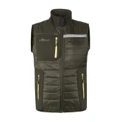 Fuori tutto - Gilet da Lavoro imbottito idrorepellente Multitasche U-Power Wall FU278 Taglia XS Colore Asphalt Grey