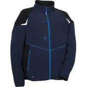 Fuori tutto - Felpa da Lavoro Multitasche Zip Intera Cofra Vilebo V645-0-0 Taglia L Colore Nero Nero Giallo Fluo