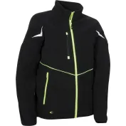Fuori tutto - Felpa da Lavoro Multitasche Zip Intera Cofra Vilebo V645-0-0 Taglia L Colore Nero Nero Giallo Fluo