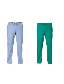 Fuori tutto - Pantalone da lavoro 100% cotone Multitasche Alan Giblor's 1340 Taglia S Colore Verde