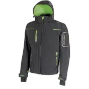 Fuori tutto - Giacca da Lavoro Softshell Stretch Elasticizzata U-Power Space FU187BC Taglia M Colore Black Carbon