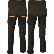 Fuori tutto - Pantaloni da Lavoro Multitasche Stretch Cofra Kreien V557-0-03 Taglia 56 Colore Fango Nero Arancio