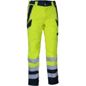 Pantaloni da Lavoro Alta Visibilità Multitasche Invernali Impermeabili Cofra Evanton V637-0