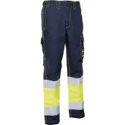 Pantaloni da Lavoro Alta Visibilità Multitasche Invernali Cofra Flarend V613-0-03
