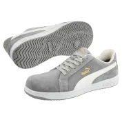 Fuori tutto - Scarpe antinfortunistiche Puma Iconic Suede Grey Low S1P FO HRO ESD SRC 640030 Numero 44