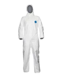 Tuta da Lavoro Coverguard Tyvek 500 Xpert Coverall con Cappuccio Monouso Multiprotezione MO40505
