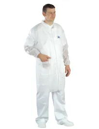 Camice da Lavoro Coverguard White Spp Coat Monouso MO41125
