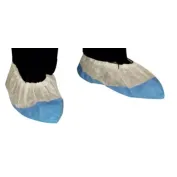 100 Pezzi - Copriscarpe da Lavoro Coverguard Over Shoes Monouso Antiscivolo MO45250