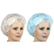 100 Pezzi - Cuffia da Lavoro Coverguard Bouffrant Cap Monouso MO45610