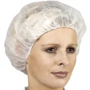 100 Pezzi - Cuffia da Lavoro Coverguard Bouffrant Cap Monouso MO45610