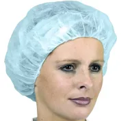 100 Pezzi - Cuffia da Lavoro Coverguard Bouffrant Cap Monouso MO45610