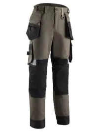 Pantalone da Lavoro Coverguard Cristobal 5CRP300 Strech Multitasche Marrone