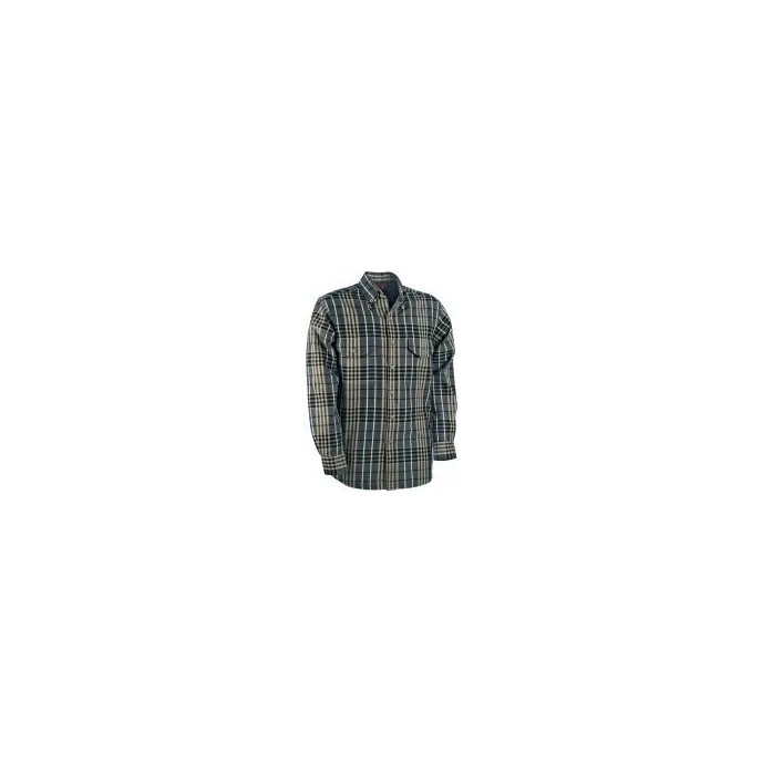 Fuori tutto - Camicia da Lavoro Cofra Casual 100% Cotone V029-0-00 Colore Corda Nero Taglia XL