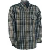 Fuori tutto - Camicia da Lavoro Cofra Casual 100% Cotone V029-0-00 Colore Corda Nero Taglia XL