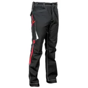 Fuori tutto - Pantaloni da Lavoro Stretch Elasticizzati Multitasche Cofra Montijo V482-0-04 Colore Antracite Nero Lime Taglia 52