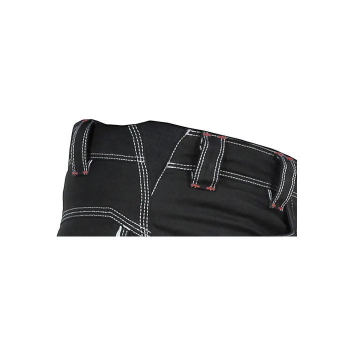 Fuori tutto - Pantaloni da Lavoro Stretch Elasticizzati Multitasche Cofra Montijo V482-0-04 Colore Antracite Nero Lime Taglia 52