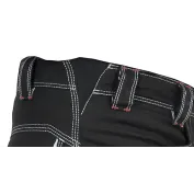 Fuori tutto - Pantaloni da Lavoro Stretch Elasticizzati Multitasche Cofra Montijo V482-0-04 Colore Antracite Nero Lime Taglia 52