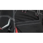 Fuori tutto - Pantaloni da Lavoro Stretch Elasticizzati Multitasche Cofra Montijo V482-0-04 Colore Antracite Nero Lime Taglia 52