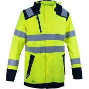 Giacca da Lavoro Alta Visibilità Multitasche Stretch Impermeabile Cofra Yatova V635-0