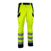 Pantaloni da Lavoro Alta Visibilità Multitasche Invernali Cofra Charring V611-0-03