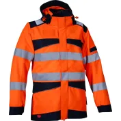 Parka da Lavoro Alta Visibilità Multitasche Impermeabile Cofra Kirkholm V639-0