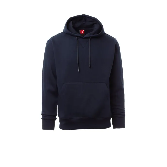Fuori tutto - Felpa da lavoro con Tasche a Marsupio e Cappuccio Payper Toledo AY 7543 Taglia XL Colore Blu Navy
