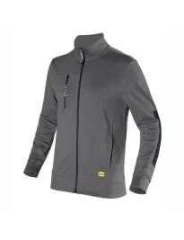 Fuori tutto - Felpa da Lavoro Diadora Leggera Sweatshirt Zip Litework 702.178755 Taglia XL Colore Grigio