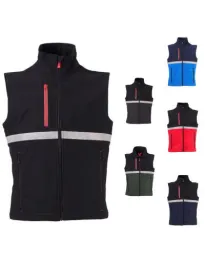 Gilet da Lavoro Payper Wise Vest AY 7656 Multitasche Softshell Stretch