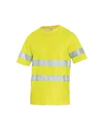 5 Pezzi - T-shirt da Lavoro Siggi Step One HV  69SE0692/00-1599 Alta Visibilità