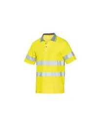 5 Pezzi - Polo da Lavoro Siggi Step One HV  69SE0693/00-1599 Alta Visibilità