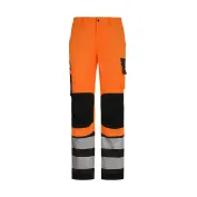Pantalone da Lavoro Multitasche Stretch Bicolore Alta visibilità P&P Loyal  Proflex HV AVB02 238