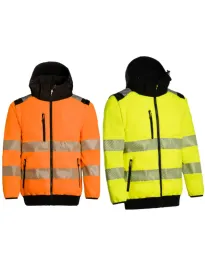 Giubbotto da Lavoro Alta Visibilità Multitasche Invernale P&P Loyal Polaris GGX3B 306