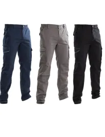 Pantalone da Lavoro 100% Cotone Multitasche P&P Loyal Fustagno F2002 101