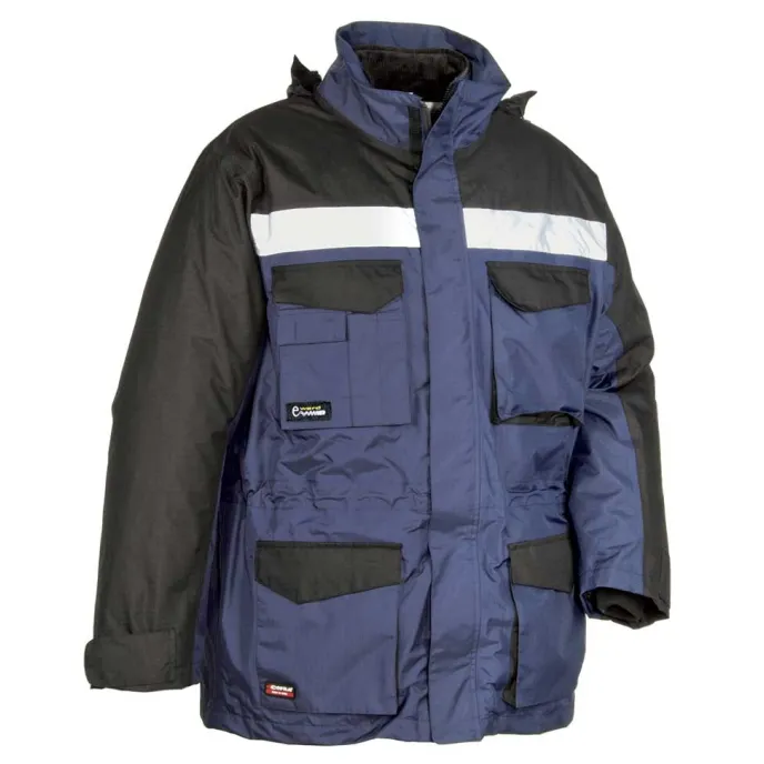 Fuori Tutto - Parka da Lavoro Multitasche Cofra Hailstorm V197-0-02 Taglia 4XL Colore Antracite Nero