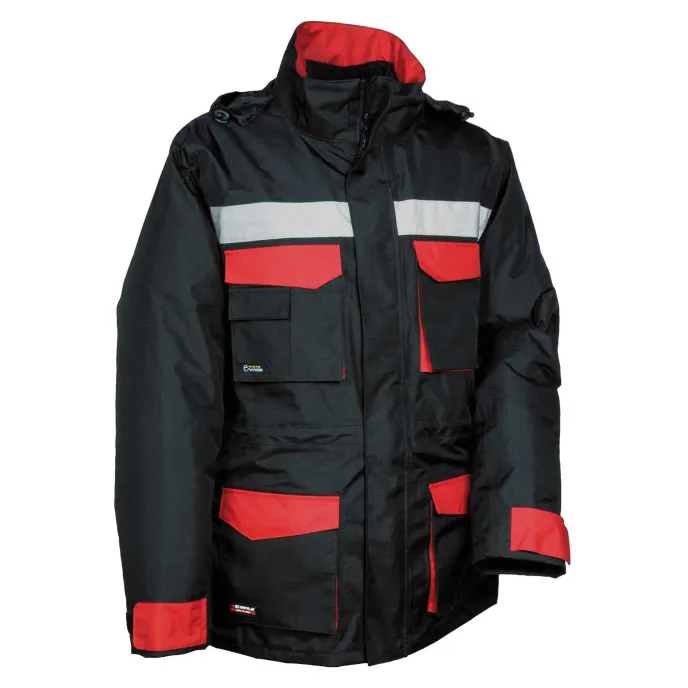Fuori Tutto - Parka da Lavoro Multitasche Cofra Hailstorm V197-0-02 Taglia 4XL Colore Antracite Nero