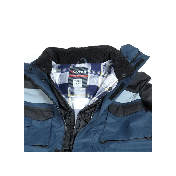 Fuori Tutto - Parka da Lavoro Multitasche Cofra Hailstorm V197-0-02 Taglia 4XL Colore Antracite Nero
