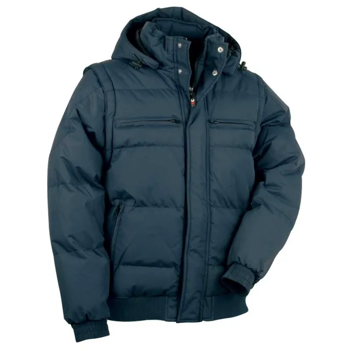 Fuori tutto - Piumino da Lavoro Multitasche Cofra Montreal V096-0-02 Taglia 62 Colore Blu Navy