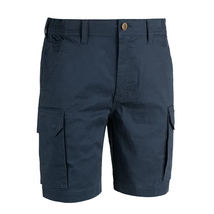 Fuori tutto - Bermuda da Lavoro Multitasche Stretch Sottozero Short Ventura E0265 Taglia 3XL Colore Blu Navy