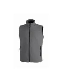 Fuori tutto - Gilet da Lavoro Softshell Stretch Elasticizzato U-Power Dublino IN231 Taglia 4XL Colore Black Carbon