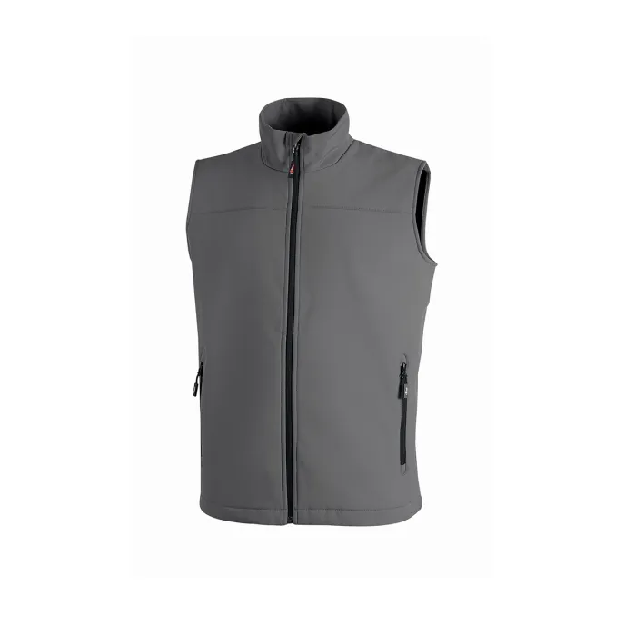 Fuori tutto - Gilet da Lavoro Softshell Stretch Elasticizzato U-Power Dublino IN231 Taglia 4XL Colore Black Carbon