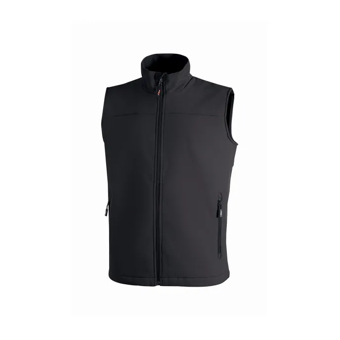 Fuori tutto - Gilet da Lavoro Softshell Stretch Elasticizzato U-Power Dublino IN231 Taglia 4XL Colore Black Carbon