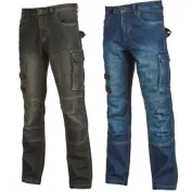 Jeans da Lavoro Multitasche Stretch U-Power Pepper ST391