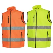 Gilet da Lavoro Softshell Multitasche Alta Visibilità U-Power Alcor HL373