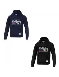 Fuori tutto - Felpa con cappuccio da lavoro Sparco Hoodie 1977 - 01320 Taglia S Colore Nero