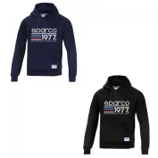 Fuori tutto - Felpa con cappuccio da lavoro Sparco Hoodie 1977 - 01320 Taglia S Colore Nero