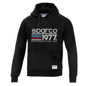 Fuori tutto - Felpa con cappuccio da lavoro Sparco Hoodie 1977 - 01320 Taglia S Colore Nero